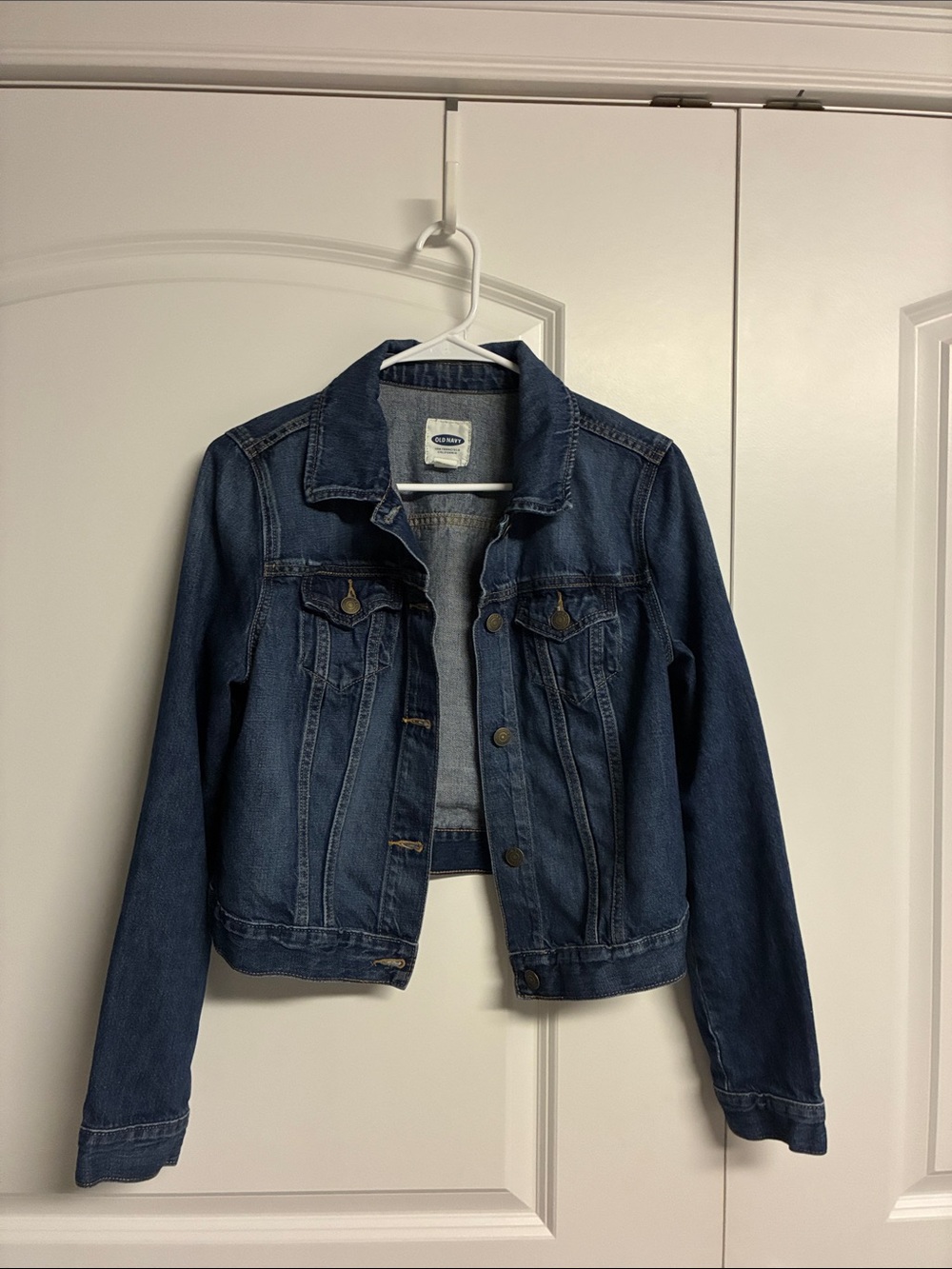 Old Navy Women's Dark Indigo Denim Jacket